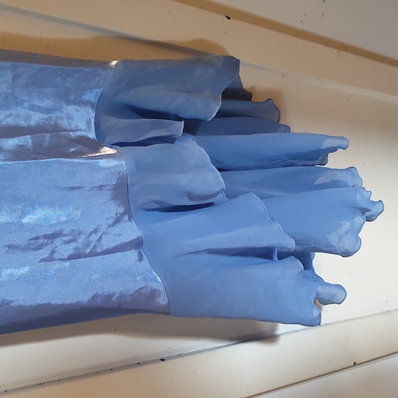 Satin Fairy Slip Dress Cowl Neck Y2K - Picture 2 of 7